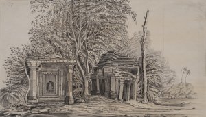 Temples of Gunga Bheou, 1820 by Patrick Waugh